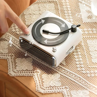 Retro mini vinyl aromatherapy vintage bluetooth speaker