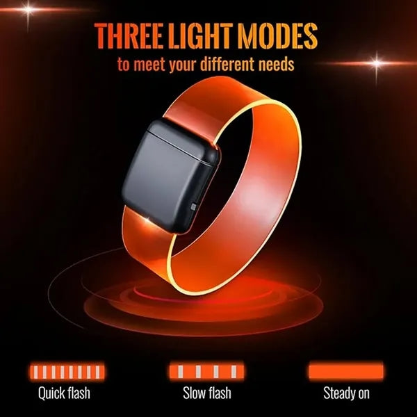 Magnetic Light Up Bracelets with 3 Flashing Modes