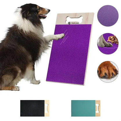 Wooden home dog nail scratch pad cat scratching post