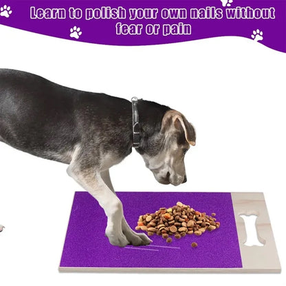 Wooden home dog nail scratch pad cat scratching post