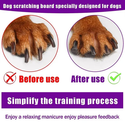 Wooden home dog nail scratch pad cat scratching post