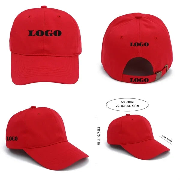 Cotton Baseball Cap for Running Workouts and Outdoor Activit