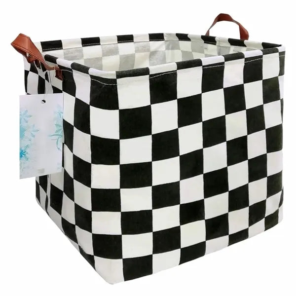 Waterproof Canvas Home Storage Basket for Laundry