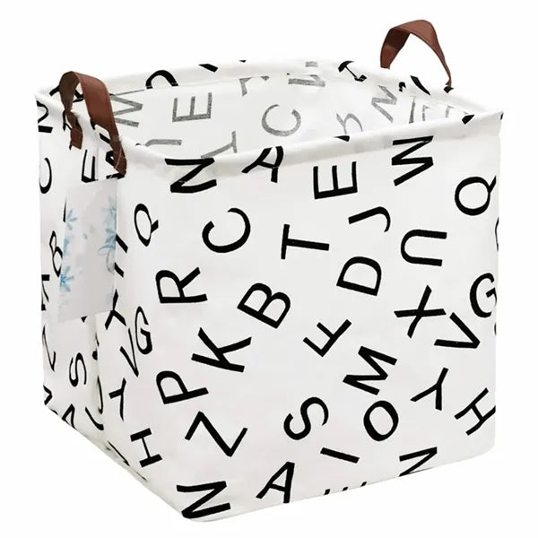 Waterproof Canvas Home Storage Basket for Laundry