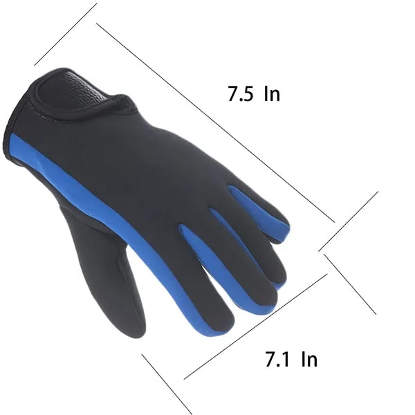 Elastic Breathable Nylon Gloves w/ Adjustable Strap