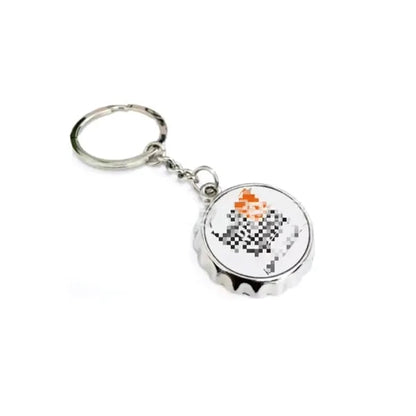 Custom Logo Zinc Bottle Opener Keychain
