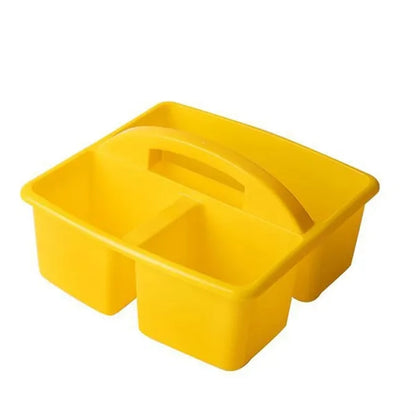 3 Compartments Plastic Storage Caddy w/ Carrying Handle