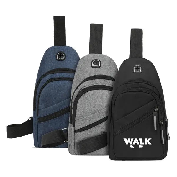 Crossbody Sling Bag Backpack  ( 7" x 11.5" x 2" )