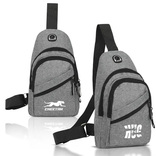Crossbody Sling Bag Backpack  ( 7" x 11.5" x 2" )
