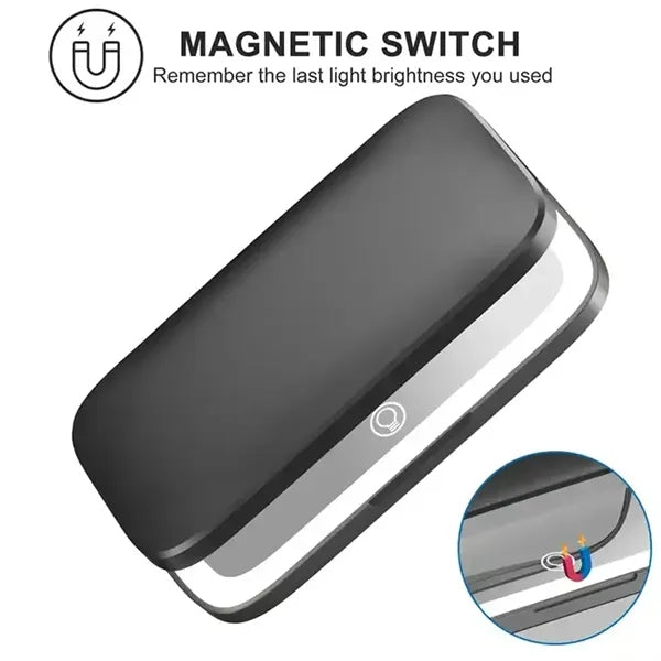 LED Magnifying Foldable Travel Mirror