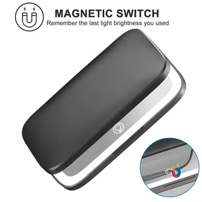 LED Magnifying Foldable Travel Mirror