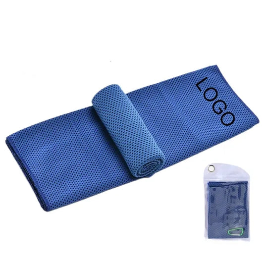 Custom Polyester Sports Ice Cooling Towel 12"x35" MOQ100PCS