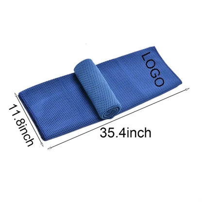Custom Polyester Sports Ice Cooling Towel 12"x35" MOQ100PCS