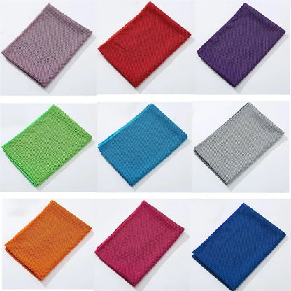 Custom Polyester Sports Ice Cooling Towel 12"x35" MOQ100PCS