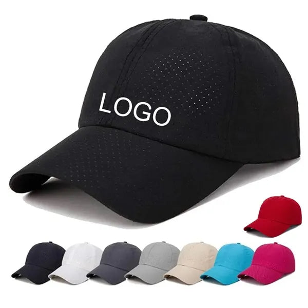Portable Acrylic Quick-Dry Sports Baseball Cap w/Mesh