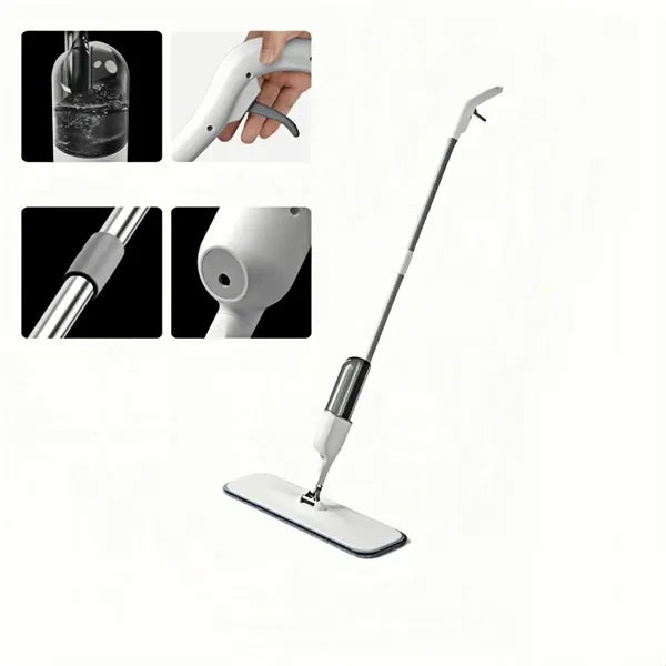 360 Degree Spray Mop With Refillable Bottle