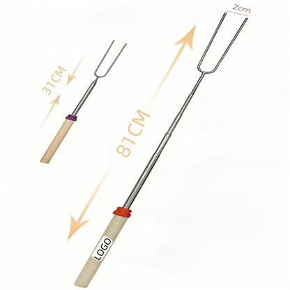 Telescopic Marshmallow Roasting Sticks 8pcs Set
