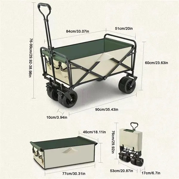Collapsible Foldable camping beach Wagon