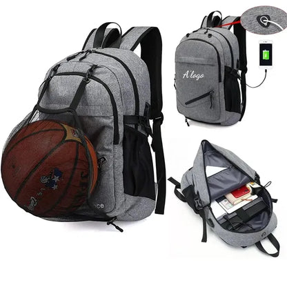 Basketball Backpack Soccer Bag with Ball Compartment