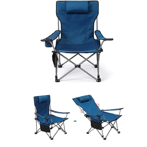 Folding Outdoor Camping Chair with carry Bag and Cup Holder