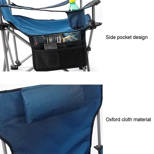 Folding Outdoor Camping Chair with carry Bag and Cup Holder