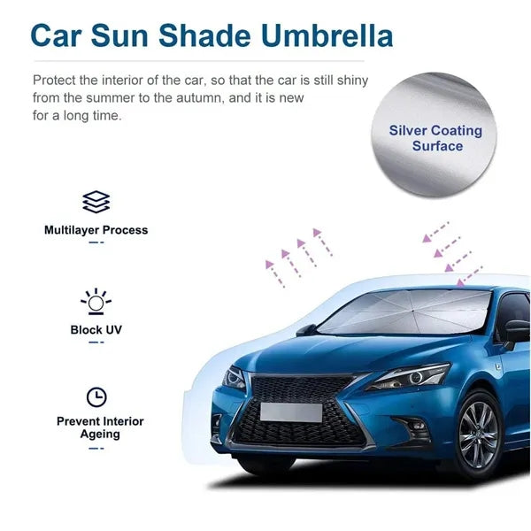 Car Windshield Sun Shade Umbrella