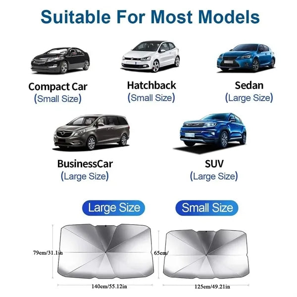 Car Windshield Sun Shade Umbrella