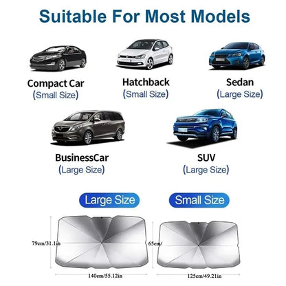 Car Windshield Sun Shade Umbrella