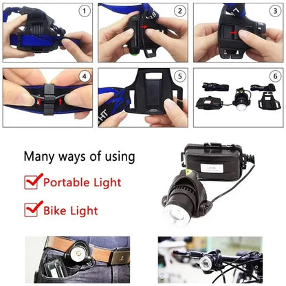 USB Charging  LED Headlamp
