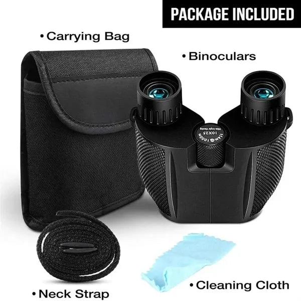 10x25 Compact Binoculars with  carry bag