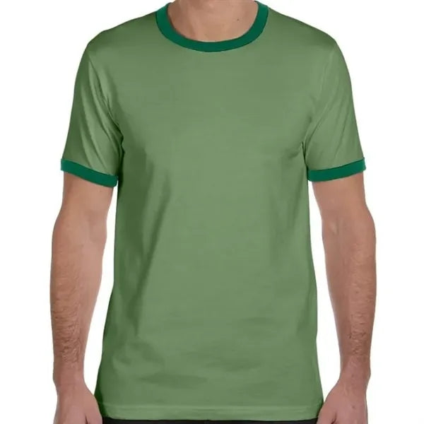 Bella Mens Jersey Short-Sleeve Ringer T-Shirt