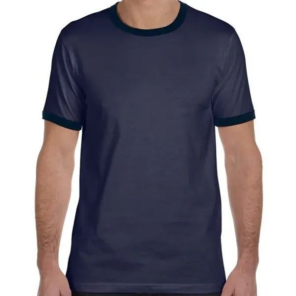 Bella Mens Jersey Short-Sleeve Ringer T-Shirt