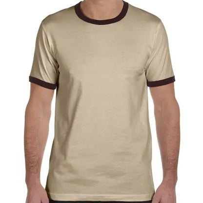 Bella Mens Jersey Short-Sleeve Ringer T-Shirt