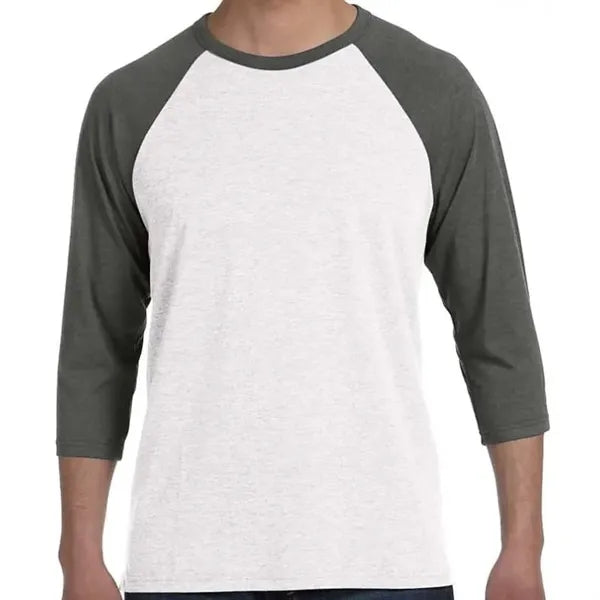 Bella Unisex 3/4-Sleeve Baseball T-Shirt