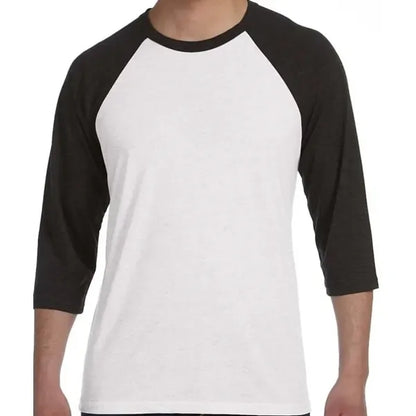 Bella Unisex 3/4-Sleeve Baseball T-Shirt