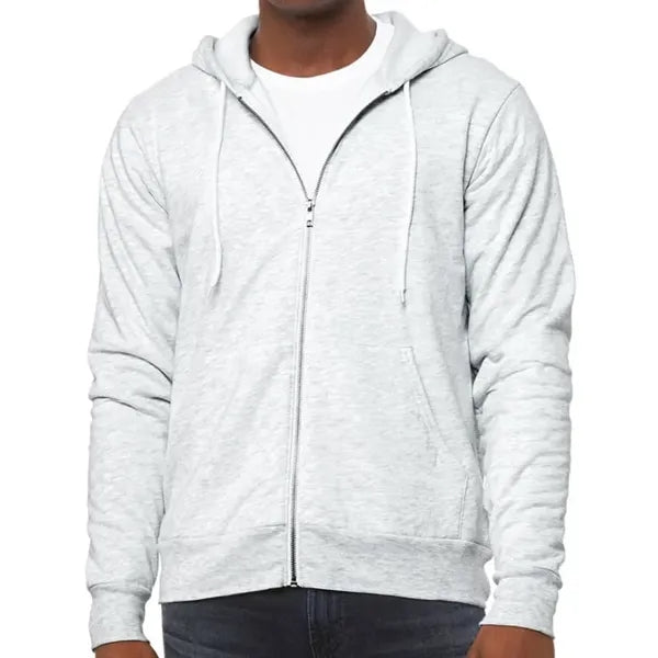 Bella Unisex Poly-Cotton Fleece Full-Zip Hoodie