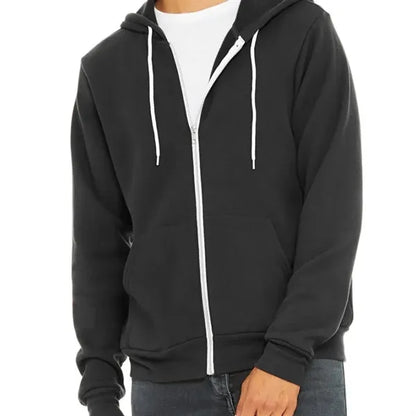 Bella Unisex Poly-Cotton Fleece Full-Zip Hoodie