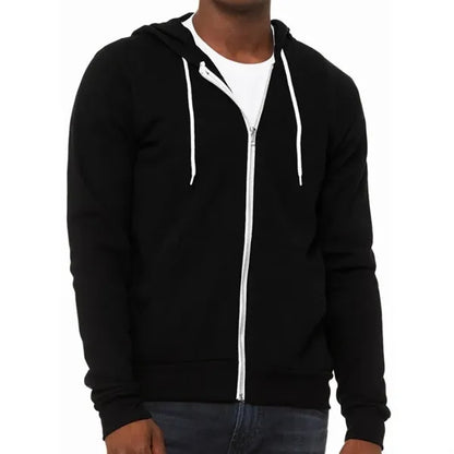 Bella Unisex Poly-Cotton Fleece Full-Zip Hoodie