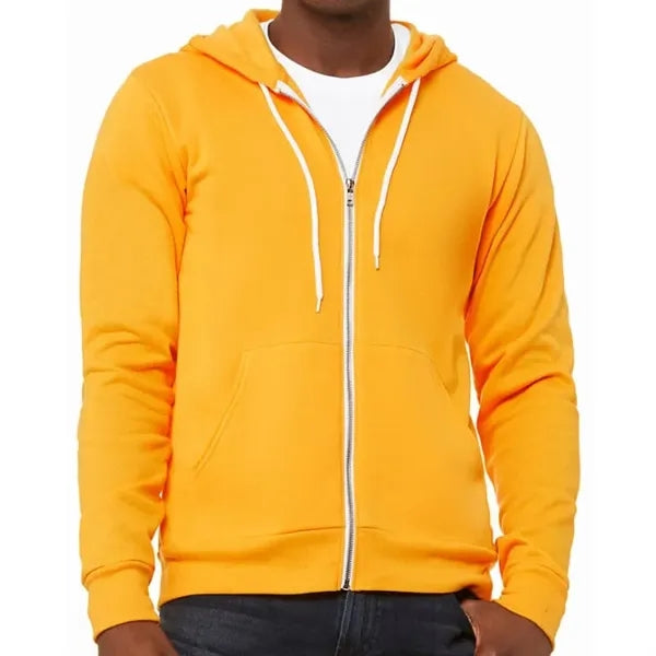 Bella Unisex Poly-Cotton Fleece Full-Zip Hoodie