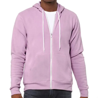 Bella Unisex Poly-Cotton Fleece Full-Zip Hoodie