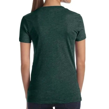 Bella Ladies Triblend Short-Sleeve Deep V-Neck T-Shirt