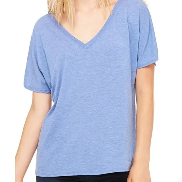 Bella Ladies Slouchy V-Neck T-Shirt
