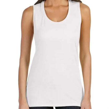 Bella Ladies Flowy Scoop Muscle Tank