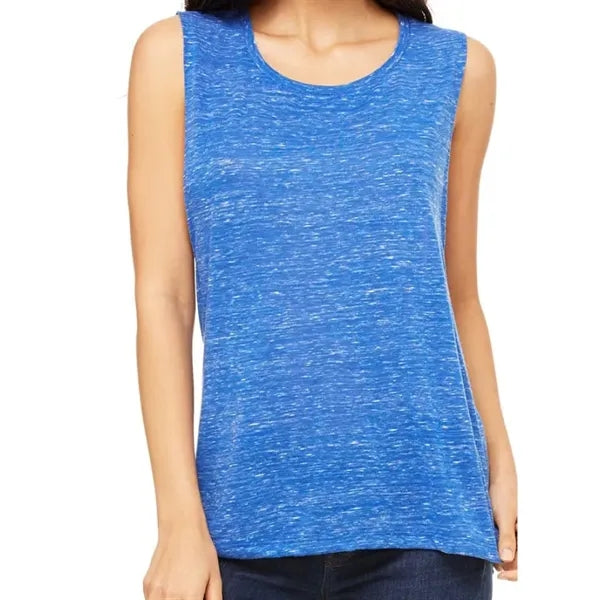 Bella Ladies Flowy Scoop Muscle Tank