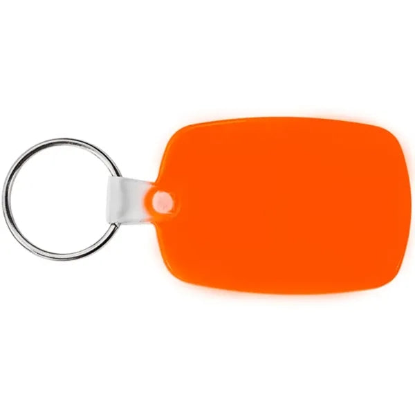 Oval Soft Plastic Keychains
