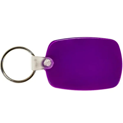 Oval Soft Plastic Keychains