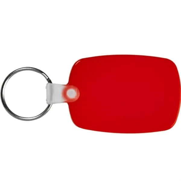 Oval Soft Plastic Keychains