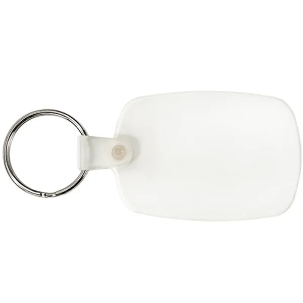 Oval Soft Plastic Keychains