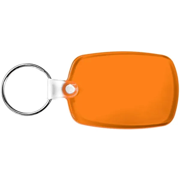 Oval Soft Plastic Keychains
