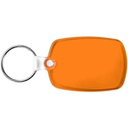 Oval Soft Plastic Keychains